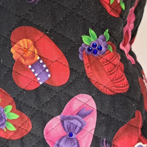 VNTG Handmade Red Hat Society Bag & LGG Shirt Bundle - Picture 4 of 16